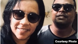 Marthadela Tamayo y Osvaldo Navarro