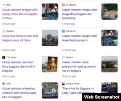 Numerosos medios de prensa se hicieron eco de lo sucedido con la ministra cubana.