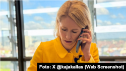 La jefa de la diplomacia europea, Kaja Kallas.