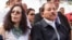 Rosario y Daniel Ortega (Nicaragua) en un acto en Caracas de apoyo al chavismo.