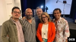 Magdiel Aspillaga, Gilberto Reyes, Tatiana Riquelme, Joe Cardona y Miguel González.