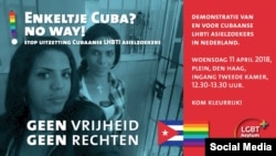 Anuncio en Facebook de la manifestación, convocada para este 11 de abril.