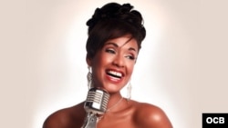 La actriz y cantante puertorriqueña Jeimy Osorio interpreta a Celia Cruz.