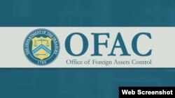Logo de la Oficina de Control de Activos Extranjeros del Departamento del Tesoro de EEUU.