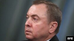 Canciller de Bielorrusia Vladimir Makei