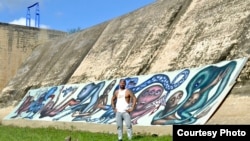 Yulier P. se inspiró en los presos de las protestas del 11 de julio y en el pueblo ucraniano que enfrenta al invasor ruso.