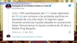 Info Martí | Manifestantes del 11J bajo acusaciones falsas Info Martí | Manifestantes del 11J bajo acusaciones falsas