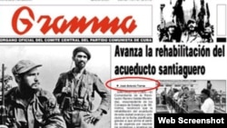 Un artículo de José Antonio Torres en Granma.