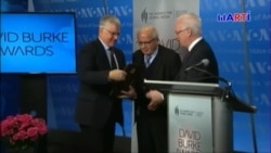 Camarógrafo de TV Martí, Rodolfo Hernández, recibe premio David Burke 2018 Camarógrafo de TV Martí, Rodolfo Hernández, recibe premio David Burke 2018