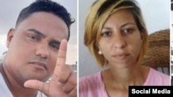 Esteban Rodríguez, Thais Mailén Franco. (Combo de fotos tomadas de Facebook)