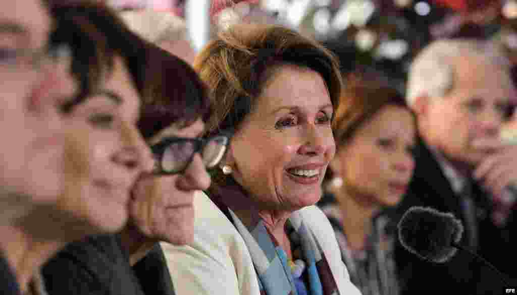 Representantes por el partido demócrata de visita en La Habana, Cuba.