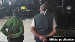 Foto Archivo. Un tribunal en Cuba durante la pandemia.