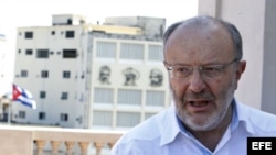 El Secretario de Estado español de Cooperación y para Iberoamérica, Fernando García Casas, en declaraciones con Efe, hoy 27 de febrero del 2017, en La Habana, Cuba.