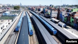 Huelga de sindicatos del transporte en Argentina