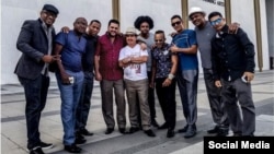El Septeto Santiaguero durante una visita a EEUU. (Tomada de Facebook)