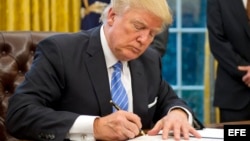 El presidente estadounidense, Donald Trump.