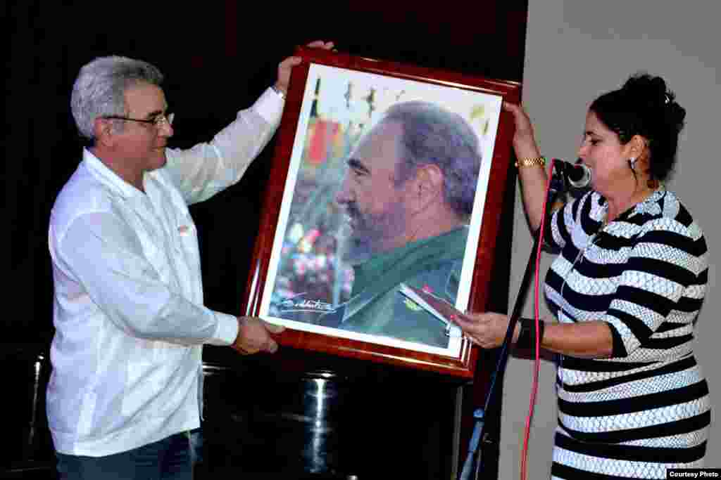 Cuadro de Fidel Castro