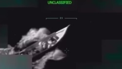 Trump publica video del hundimiento de una lancha con drogas Trump publica video del hundimiento de una lancha con drogas