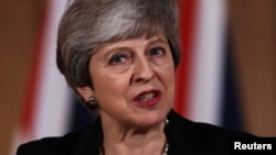 La primera ministra británica, Theresa May.