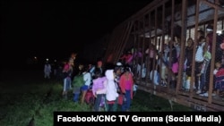 Evacuaciones de urgencia en Guamo, Granma.