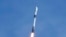 Imagen de un cohete Falcon 9 de SpaceX, empresa que lanzó desde California el nuevo satélite surcoreano. (AP/John Raoux).