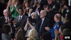 Alan Gross fue invitado al Congreso para escuchar el Discurso de la Unión de Barak Obama.